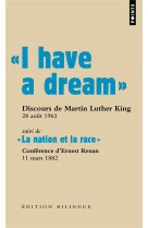 I have a dream - discours du pasteur martin luther king, washington d.c., 28 aout 1963.