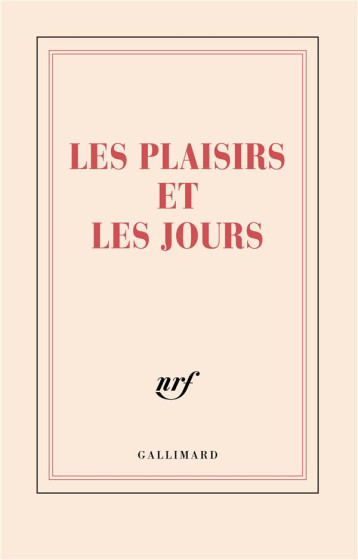 CARNET LES PLAISIRS ET LES JOURS (PAPETERIE) - COLLECTIF - NC CARNET LES PLAISIRS ET LES JOURS (PAPETERIE) - COLLECTIF - NC