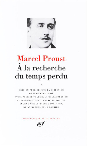 A LA RECHERCHE DU TEMPS PERDU - VOL01 - PROUST MARCEL - GALLIMARD A LA RECHERCHE DU TEMPS PERDU - VOL01 - PROUST MARCEL - GALLIMARD