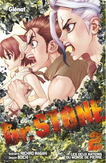 DR. STONE - TOME 02 - LES DEUX NATIONS DU MONDE DE PIERRE - INAGAKI/BOICHI - GLENAT DR. STONE - TOME 02 - LES DEUX NATIONS DU MONDE DE PIERRE - INAGAKI/BOICHI - GLENAT