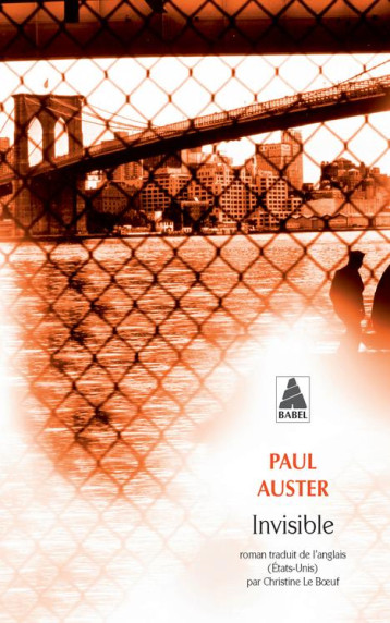 INVISIBLE - AUSTER PAUL - ACTES SUD INVISIBLE - AUSTER PAUL - ACTES SUD