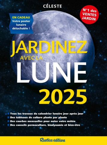 JARDINEZ AVEC LA LUNE 2025 - Thérèse Trédoulat - RUSTICA JARDINEZ AVEC LA LUNE 2025 - Thérèse Trédoulat - RUSTICA