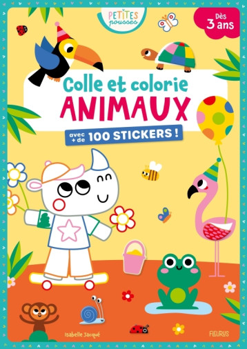 COLLE ET COLORIE - ANIMAUX - Isabelle Jacqué - FLEURUS COLLE ET COLORIE - ANIMAUX - Isabelle Jacqué - FLEURUS