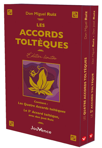 Coffret : Les Accords toltèques - Don Miguel Ruiz - JOUVENCE Coffret : Les Accords toltèques - Don Miguel Ruiz - JOUVENCE